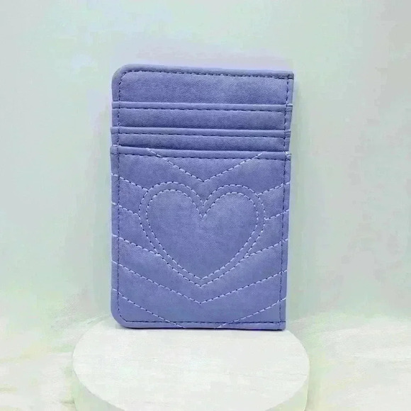 Lavender Love Heart Card Holder - Picture 1 of 7